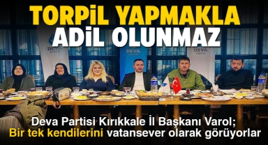 Varol; Bir tek kendilerini vatansever olarak görüyorlar