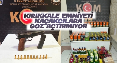 Kırıkkale Emniyeti Kaçakcılara göz açtırmıyor