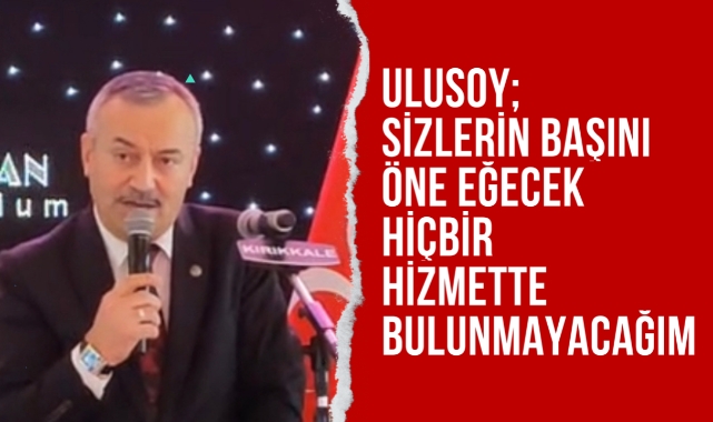 Ulusoy; Cenaze çadırı kaldırmayı vaad edenlerin öngörüsüz olduğu ortaya çıkmıştır