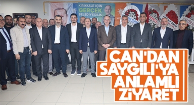 Can'dan Saygılı'ya anlamlı ziyaret