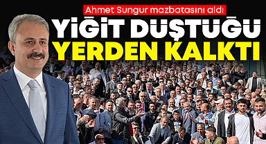 Yiğit düştüğü yerden kalktı
