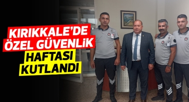 Kırıkkale'de özel güvenlik haftası kutlandı