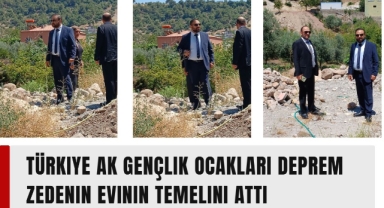 Türkiye AK Gençlik Ocakları Depremzede Ailenin Yeniden Ev Sahibi Olmalarını Sağladı