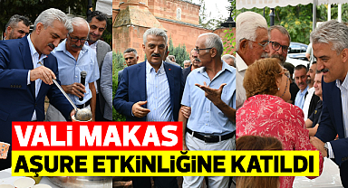 Vali Makas, aşure etkinliğine katıldı