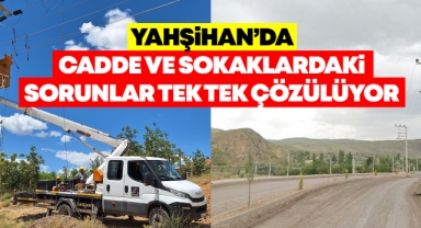 Yahşihan'da cadde ve sokaklardaki sorunlar tek tek çözülüyor