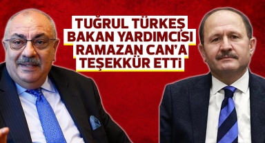 Tuğrul Türkeş, Bakan Yardımcısı Ramazan Can'a teşekkür etti