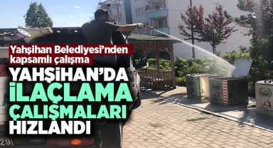 Yahşihan'da ilaçlama çalışmaları hızlandı