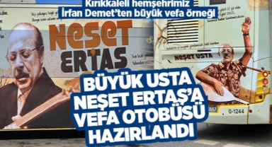 Büyük Usta Neşet Ertaş'a vefa otobüsü hazırlandı