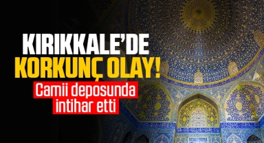 Kırıkkale'de korkunç olay cami deposunda intihar etti