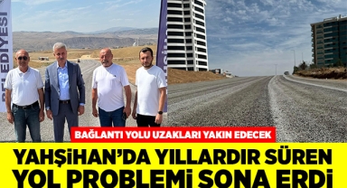 Yahşihan'da yıllardır süren yol problemi sona erdi