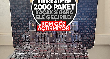 Kırıkkale'de 2000 paket kaçak sigara ele geçirildi
