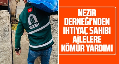 Nezir Derneği'nden ihtiyaç sahibi ailelere kömür yardımı