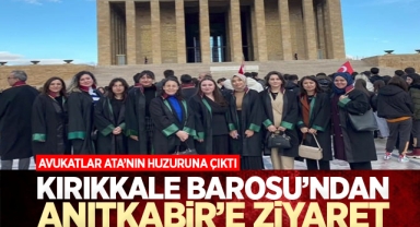 Kırıkkale Barosu'ndan Anıtkabir'e ziyaret