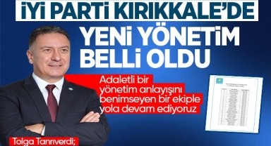 İYİ Parti Kırıkkale'de yeni yönetim belli oldu