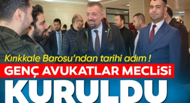 Kırıkkale Barosu'nda Tarihi Adım: Genç Avukatlar Meclisi Kuruldu