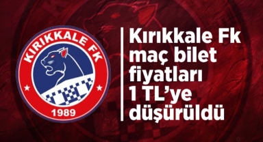 Kırıkkale FK maç bilet fiyatları 1 TL'ye düşürüldü
