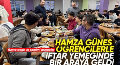 Hamza Güneş, öğrencilerle iftar yemeğinde bir araya geldi