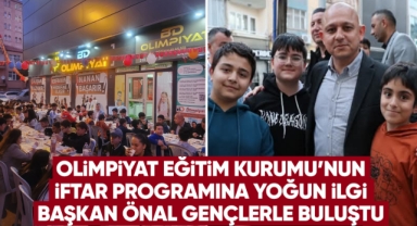 Olimpiyat Eğitim Kurumu'nun iftar programına yoğun ilgi Başkan Önal gençlerle buluştu