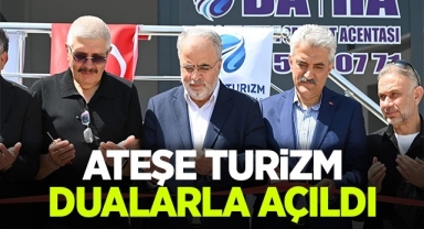 Ateşe Turizm Dualarla Açıldı