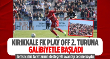 Kırıkkale FK play off 2. turuna galibiyetle başladı