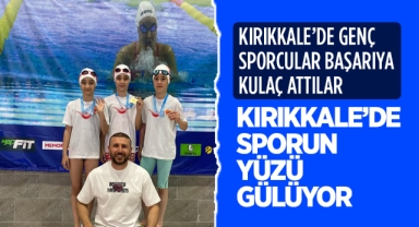 Kırıkkaleli genç yüzücülerden büyük başarı