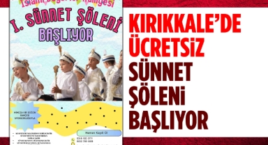 Kırıkkale'de ücretsiz sünnet şöleni başlıyor