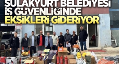 Sulakyurt Belediyesi, iş güvenliğinde eksikleri gideriyor