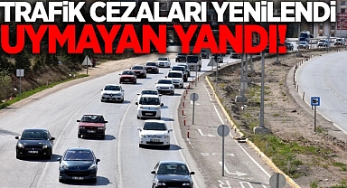 Trafik cezaları yenilendi uymayan yandı