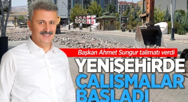 Başkan Ahmet Sungur talimatı verdi Yenişehir’de çalışmalar başladı