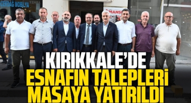 Kırıkkale'de esnafın talepleri masaya yatırıldı
