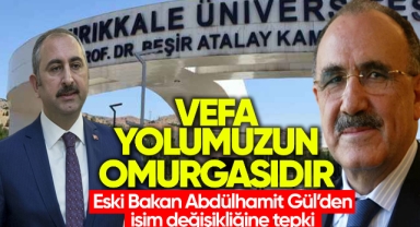 Abdülhamit Gül; “Vefa, Yolumuzun Omurgasıdır”