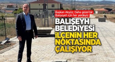 Balışeyh Belediyesi ilçenin her noktasında çalışıyor