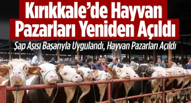 Kırıkkale’de Hayvan Pazarları Yeniden Açıldı