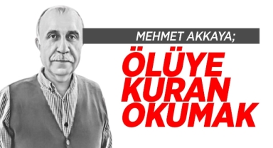 Ölüye Kuran Okumak