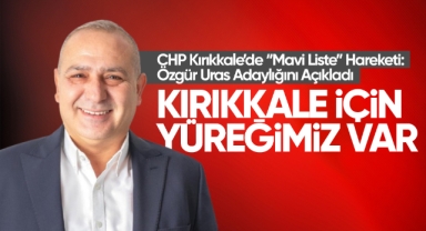 CHP Kırıkkale’de “Mavi Liste” Hareketi: Özgür Uras Adaylığını Açıkladı