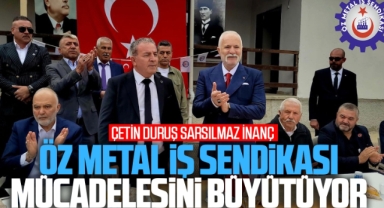 Öz Metal İş Sendikası mücadelesini büyütüyor