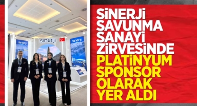 Sinerji, Savunma Sanayi Zirvesinde Platinyum Sponsor Olarak Yer Aldı
