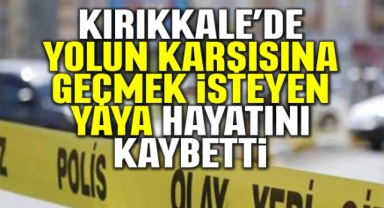 Kırıkkale’de Yolun Karşısına Geçmeye Çalışan Yaya Hayatını Kaybetti