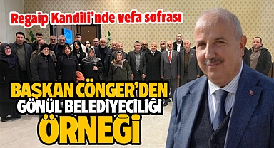 Başkan Cönger'den gönül belediyeciliği örneği