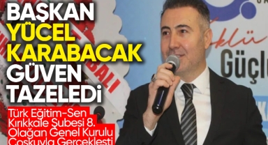 Başkan Yücel Karabacak güven tazeledi