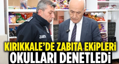 Kırıkkale'de zabıta ekipleri okulları denetledi