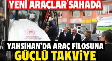 Yahşihan'da araç filosuna güçlü takviye