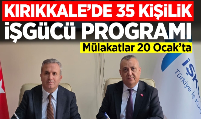 Kırıkkale'de 35 kişilik işgücü programı
