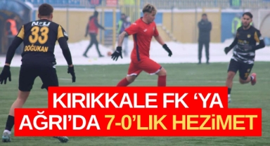 Kırıkkale FK'ya Ağrı'da 7-0'lık tarihi hezimet