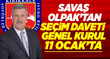 Savaş Olpak'tan Seçim Daveti: Genel Kurul 11 Ocak'ta