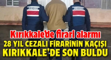 Kırıkkale'de firari alarmı