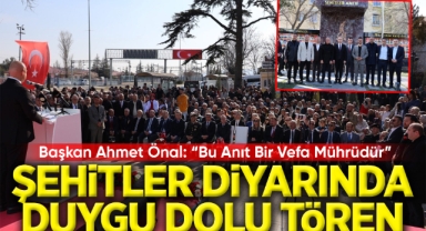 Şehitler Diyarında Duygu Dolu Tören