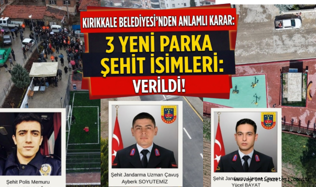 Kırıkkale Belediyesi’nden anlamlı karar
