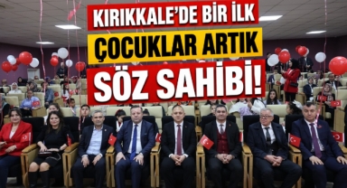 Kırıkkale’de bir ilk çocuklar artık söz sahibi