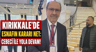 Kırıkkale’de esnafın kararı net: Cebecl ile yola devam